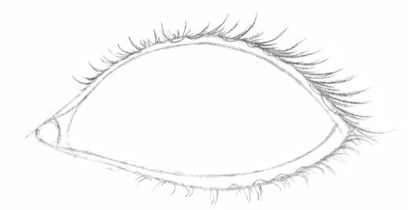 Натуральный эффект наращивания ресниц 2d схема