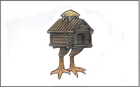 Избушка бабы яги контур