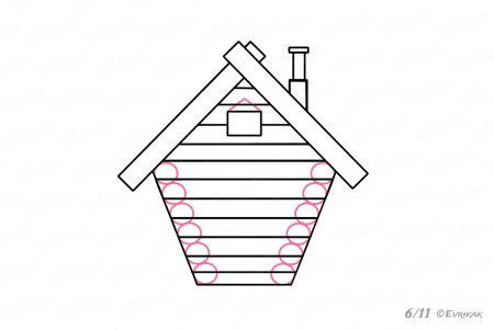Раскраска избушка бабы яги для детей