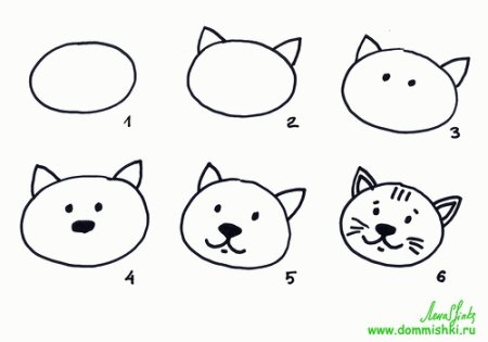Британская кошка рисунок для детей поэтапно (53 фото)