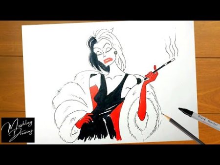 Раскраска Круэлла 2021