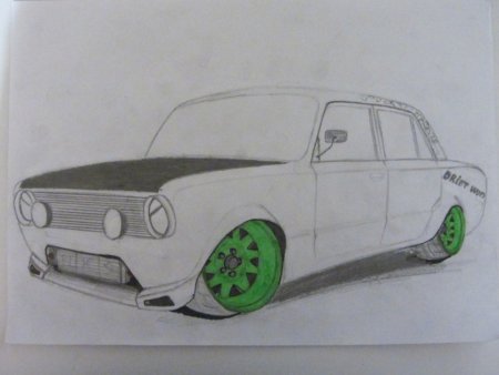 Рисунки для срисовки машины лёгкие