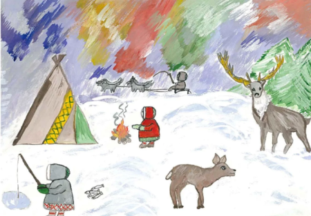 Рисунок моя Югра