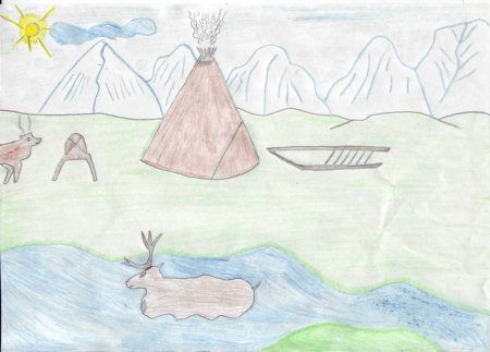 Арктика рисунок