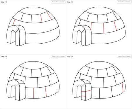 Рисование жилища северных народов