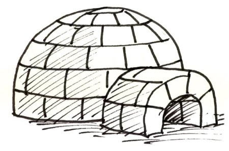 Igloo how to draw