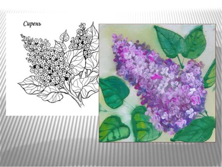 Пуантилизм сирень