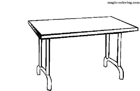 Парта раскраска
