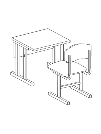 Человек за столом для рисования