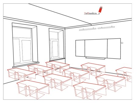 Рисуем стол поэтапно