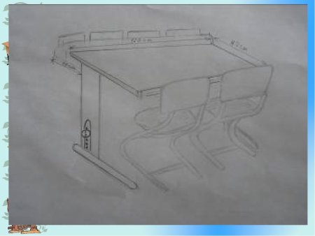 Парта раскраска для детей