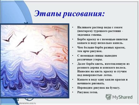 Техника эбру презентация