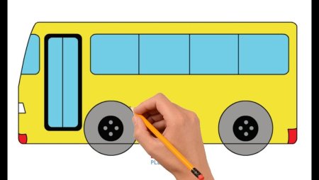 Автобус для рисования для детей