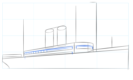 Корабль рисунок карандашом