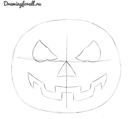 Поэтапное рисование Хэллоуин