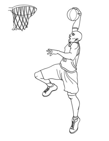 Как нарисовать баскетболиста карандашом поэтапно