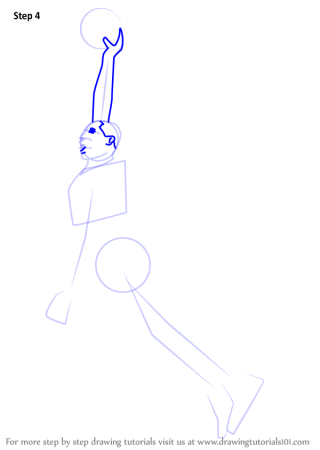 Баскетболист в движении