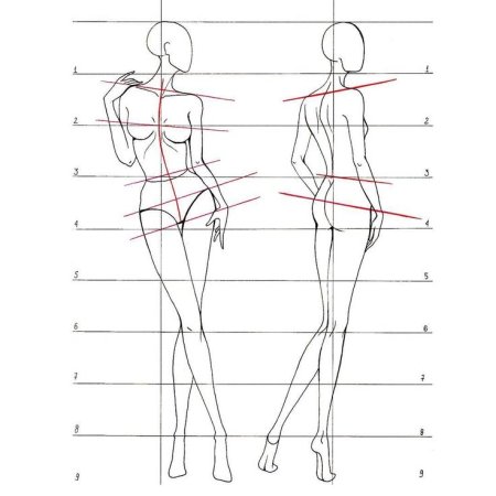 Фэшн фигуры для рисования