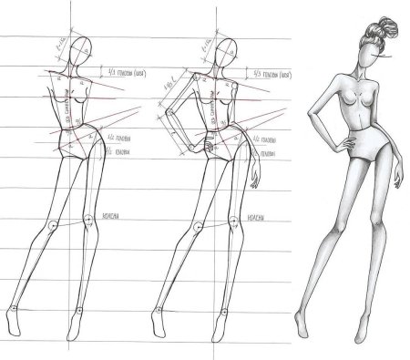 Эскизы поз