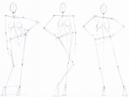 Фэшн иллюстрации для начинающих пошагово