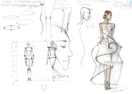 Фэшн иллюстрации в разных техниках