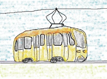 Трамвай для детей