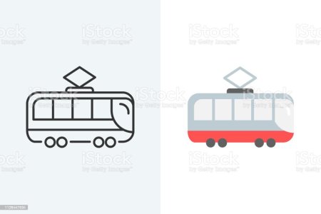 Трамвай рисунок карандашом