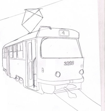 Рисование автобус