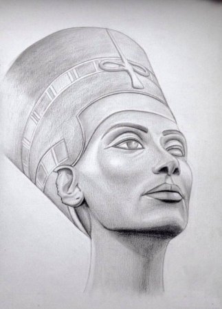 Нефертити раскраска царица Египта