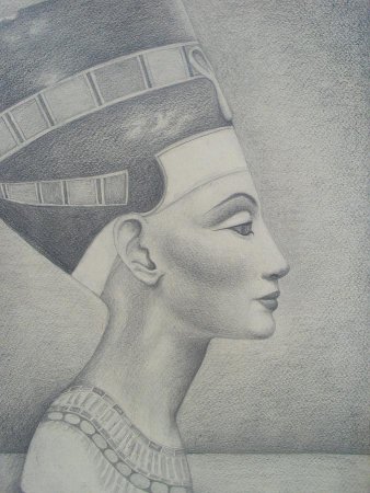 Нефертити раскраска царица Египта
