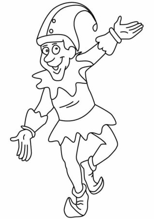 Петрушка раскраска