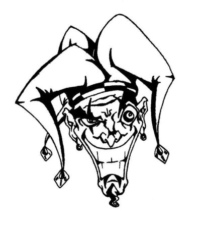 Шут тату эскиз