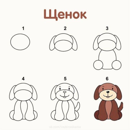 Пошаговое рисование для детей