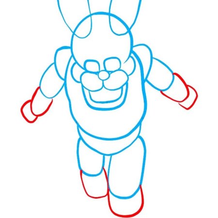 Поэтапное рисование АНИМАТРОНИКОВ