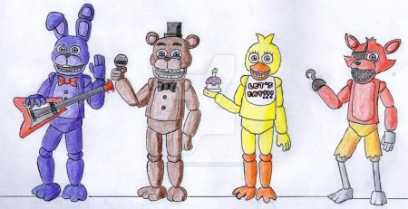 Рисование АНИМАТРОНИКОВ