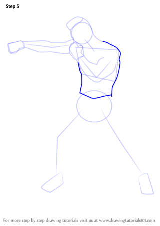 Рисунок боксера поэтапно