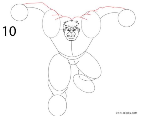 Как легко научиться рисовать Халка