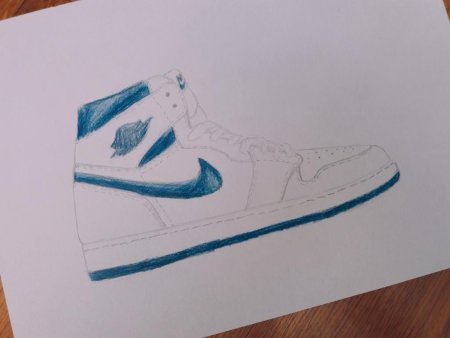 Джорданы карандашом