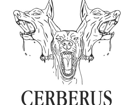 Цербер раскраска для детей
