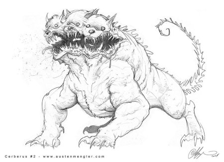 Цербер мифология тату