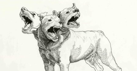 Цербер Божественная комедия