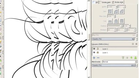 Inkscape фон