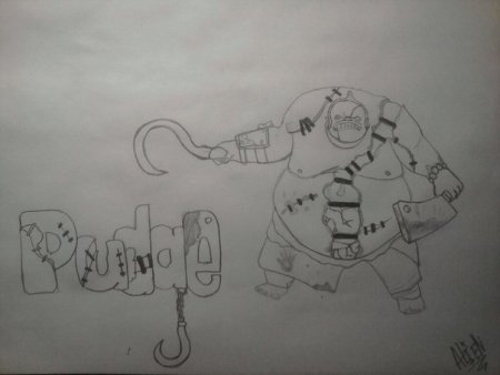 ПУДЖ дота 2 рисунок