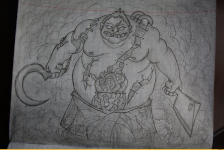 ПУДЖ дота 2 рисунок