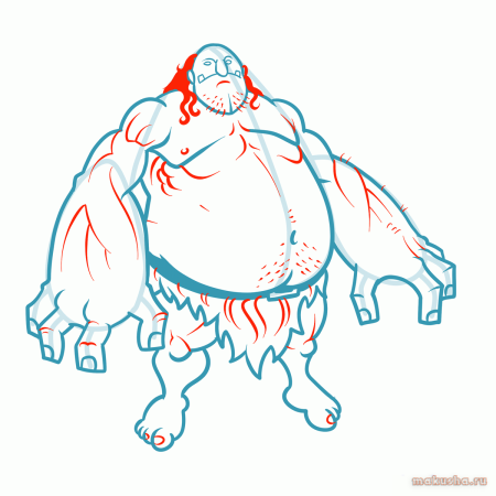 Раскраска дота 2 ПУДЖ