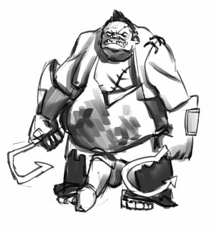 ПУДЖ дота 2 карандашом