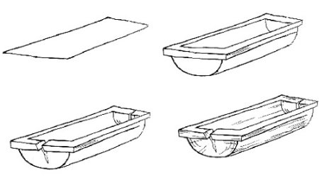 Корыто карандашом