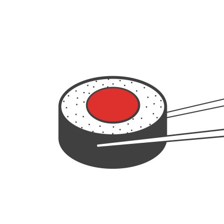 Роллы схематично