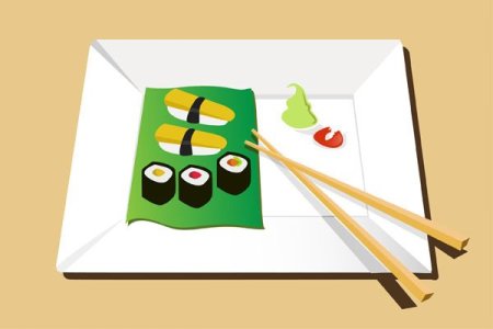 Рисунки суши карандашом для начинающих