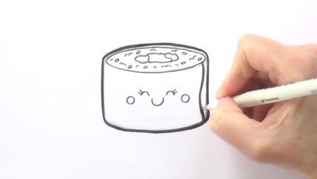 Картинки роллы для срисовки карандашом простые